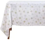 Homescapes Tischdecke, Wei&szlig;, Textil, Rechteckig, 137x228 cm, Oeko-Tex&reg;,