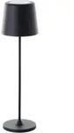 Brilliant Akku-Tischleuchte Kaami, Schwarz, Metall, Kunststoff, D, 37 cm, RoHS,