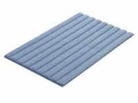 Kleine Wolke Badteppich Cord, Blau, Textil, quadratisch, 70x120 cm, Textiles