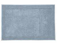 Kleine Wolke Badteppich Net, Blau, Textil, Uni, rechteckig, 60x60 cm, Oeko-Tex®