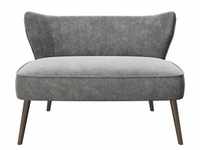 Playboy 2-Sitzer-Sofa, Anthrazit, Textil, Vintage, 112x76x73 cm, Wohnzimmer, Sofas &