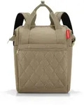 Reisenthel Rucksack Allrounder R rhombus olive, Olivgr&uuml;n, Textil, 25x40x17 cm,