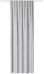 Fertigvorhang Thermo, Grau, Textil, Uni, 135x245 cm, f&uuml;r Stange und Schiene