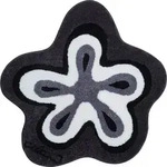 Grund Badteppich Colani 1, Anthrazit, Textil, Blume, rund, Oeko-Tex&reg; Standard 100,