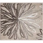 Grund Badteppich Art, Taupe, Beige, Textil, Blume, rechteckig, 50x60 cm, Oeko-Tex&reg;