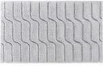 Grund Badteppich Vogue, Grau, Textil, Wellen, rechteckig, 70x120 cm, Oeko-Tex&reg;