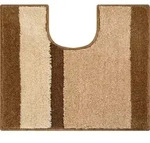 Grund Wc-Vorleger Room, Beige, Textil, Streifen, rechteckig, 49x60 cm, Oeko-Tex&reg;