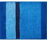 Grund Badteppich Room, Blau, Textil, Streifen, rechteckig, 50x60 cm, Oeko-Tex&reg;