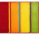 Grund Badteppich Summertime, Mehrfarbig, Textil, Streifen, rechteckig, 50x60 cm,