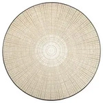 wash+dry Flachwebeteppich Cascara Beige, Beige, Textil, Streifen, rund, Oeko-Tex&reg;