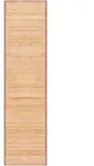 vidaXL Teppich, Braun, Naturmaterialien, Rechteckig, 80x300 cm, leicht