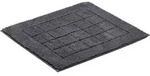Vossen Badematte Exclusive, Dunkelgrau, Textil, Uni, rechteckig, 55x65 cm, Textiles