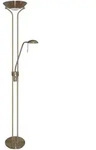 Searchlight Stehleuchte Mother u0026 Child, Messing, Glas, 180 cm, Lesearm, Lampen &