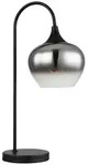 Globo Tischleuchte, Glas, 18x54x27.5 cm, Wippschalter, Lampen & Leuchten,