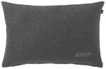 Joop! Kissenbezug J! Touch, Anthrazit, Dunkelgrau, Textil, Uni, 40x60 cm, hochwertige
