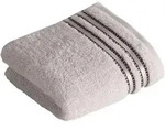 Vossen G&auml;stetuch Cult de Luxe, Hellgrau, Textil, Bord&uuml;re, 30x50 cm, ISO 9001, Fkt,