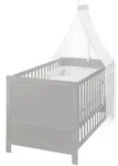 Roba Babybett, Taupe, Holzwerkstoff, Rechteckig, 70x140 cm, Babym&ouml;bel,...