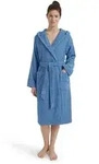 Moeve Bademantel Superwuschel, Blau, Textil, Uni, Gr. S, besonders flauschig,
