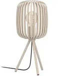 Eglo Tischleuchte Romazzina, Sand, Metall, oval,oval, 20x43.5x20 cm, Lampen &
