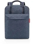 Reisenthel Rucksack Allday backpack M herringbone dark blue, Dunkelblau, Textil,