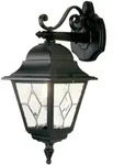 Elstead Lighting Aussenwandleuchte Nr2-Blk, Schwarz, Metall, Glas, 21.5x45x18.4...