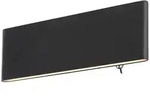 Globo Led-Wandleuchte, Opal, Schwarz, Wei&szlig;, Metall, Kunststoff, F, 4.5x8x22.5 cm,