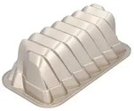 Birkmann Kastenform Contoura, Gold, Metall, 1,2 L, 27x10x14.5 cm,
