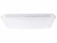 Led-Deckenleuchte Ariella, Weiß, Chrom, Metall, Kunststoff, F, 54x6 cm,