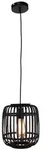 Brilliant Pendelleuchte, Schwarz, Holz, 21.5x130x21.5 cm, Lampen & Leuchten,