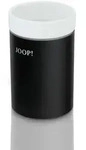 Joop! Zahnputzbecher Chromeline Black, Chrom, Wei&szlig;, Schwarz, Keramik,...
