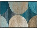 wash+dry Fussmatte Galaxia, Mehrfarbig, Textil, Kreise, rechteckig, 60x85 cm,