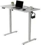 Juskys Schreibtisch, Wei&szlig;, Holz, 120x117x60 cm, Arbeitszimmer, Schreibtische,
