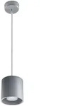 Led, Grau, Metall, Rund, 10x110x10 cm, Lampen & Leuchten, Innenbeleuchtung,