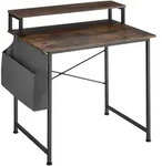 tectake Schreibtisch, Rost, Holzwerkstoff, Rechteckig, 80x90x55 cm, Arbeitszimmer,