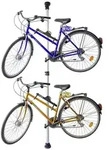 Relaxdays Fahrradhalterung, Silber, Metall, Kunststoff, Textil, 30x340x5 cm,