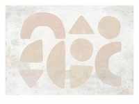 Komar Fototapete, Braun, Weiß, Papier, 400x280 cm, Tapeten Shop, Fototapeten