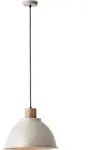 Brilliant H&auml;ngeleuchte Erena, Taupe, Holz, Metall, 120 cm, h&ouml;henverstellbar, Lampen