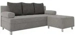 Mirjan24 Schlafsofa, Grau, Kunststoff, 3-Sitzer, L-Form,Rechteckig, 192x86x80...