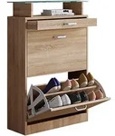 Mid.you Schuhkipper, Sonoma Eiche, Holzwerkstoff, 1 Schublade(n) Schubladen, 59x91x22