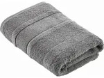 Cawoe Handtuch Noblesse2 Uni, Graphit, Textil, Uni, 50x100 cm, Textiles Vertrauen -
