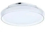 Paulmann Deckenleuchte Luena, Chrom, Metall, Glas, rund,rund, F, 11.0 cm, Lampen &