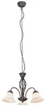 Trio Leuchten H&auml;ngeleuchte, Wei&szlig;, Rost, Metall, Glas, 150 cm, Lampen &...