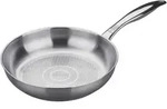 Chefkoch+Fackelmann Bratpfanne M&uuml;nchen, Silber, Metall, rund, kratzfest, Kochen,