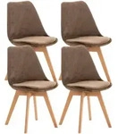 CLP Stuhl, Dunkelbraun, Holz, 49x83x50 cm, Esszimmer, St&uuml;hle, Esszimmerst&uuml;hle,