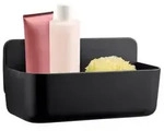 Tesa Duschkorb Lavaa, Schwarz, Kunststoff, eckig, 26x11x13 cm, Badaccessoires,