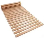Coemo Rollrost, Natur, Holz, 1-Zonen, 120x200 cm, CE, Schlafzimmer, Lattenroste