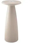 Sigor Akku-Tischleuchte Nuflair, Beige, Metall, rund,rund, 11.5x24x11.5 cm, Lampen &