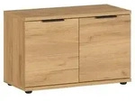 Germania Garderobenbank, Eiche, Kunststoff, 1-Sitzer, 75x48x37 cm, Garderobe,