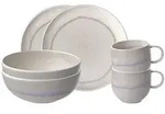 like.Villeroy & Boch Fr&uuml;hst&uuml;cks-Set, Beige, Keramik, 6-teilig, 28x22x38 cm, Essen &