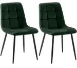 CLP Stuhl, Gr&uuml;n, Metall, 45x84x55 cm, Esszimmer, St&uuml;hle, Esszimmerst&uuml;hle,